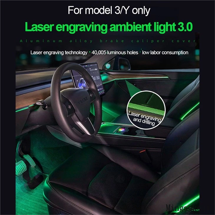 Tesla Modified Ambient Light